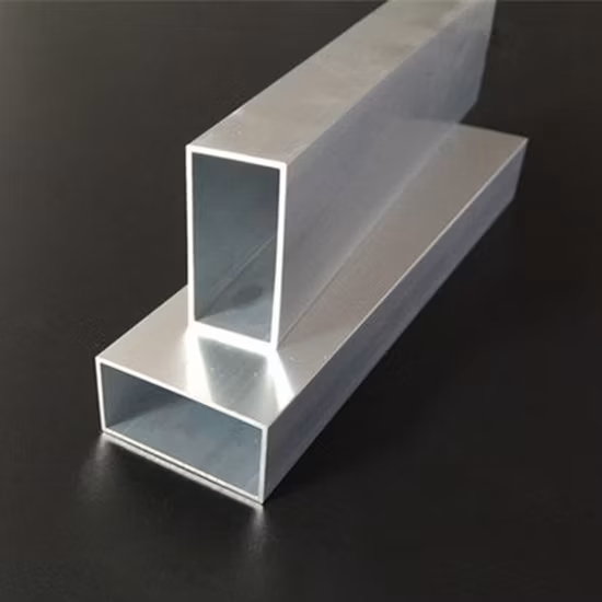 1050 Industria extruido cuadrado/redondo 6061 tubo hueco 20X20 Rofile telescópico anodizado tubo cuadrado de aleación de aluminio para sistema de cubo