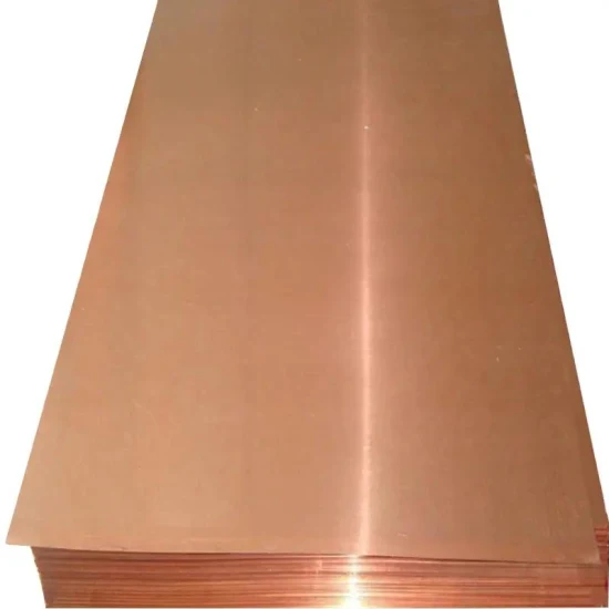 Venta caliente T1 T2 T3 Placa de cobre Placa de cobre Hojas de cobre rojas personalizadas para cátodo de construcción Placa de cobre 99,9%